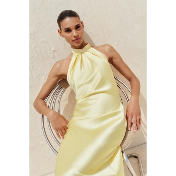 Zara Dresses & Skirts - ZARA HALTER MIDI DRESS